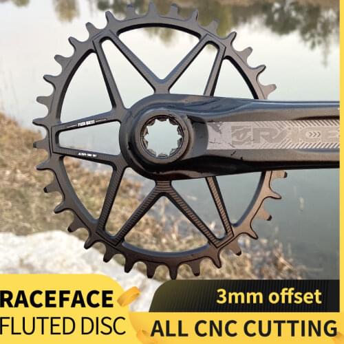 PASS QUEST RACEFACE crank special positive and negative tooth width narrow tooth sprocket mountain bike sprocket OVAL EASTON