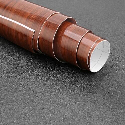 1M Car Sticker DIY Interior Vinyl Waterproof Wood Grain Wrap Accessories