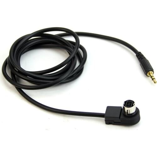3.5mm Car Aux Input Cable Mini Plug Jack For ALPINE AI-NET iPhone MP3 Ornate New