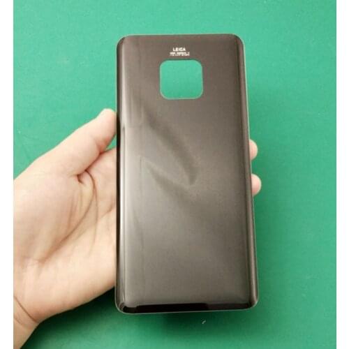 Mate20 Pro Original Housing For Huawei Mate 20 Pro Back Cover Glass Replacement Parts Battery Door Real With Glue