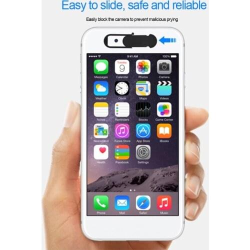 6pcs WebCam Cover Shutter Magnet Slider Plastic For i Phone Web Laptop PC For iPad Tablet Camera Mobile Phone Privacy Sticker