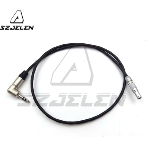 00B 4pin to 3.5mm audio head, Easync Synchronize Timecode cable ARRI Camera Mini/XT/Sound Devices 702T/744T/788T/ 664