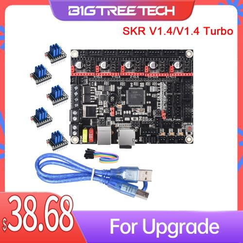 BIGTREETECH BTT SKR V1.4 Turbo 32bit 3D Printer Parts Control Board Kit TMC2209 TMC2208 UART CR10 Ender3 Upgrade MKS SKR 2 TFT35