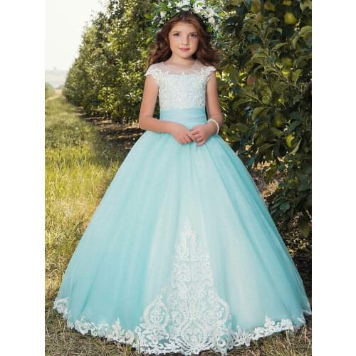 Flower Girl Dresses For Weddings Vestidos daminha Kids Evening Pageant Gowns First Communion Dresses For Girls