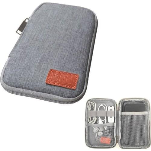Travel Kit Small Bag Mobile Phone Case Digital Gadget Device USB Cable Data Cable Organizer Travel Inserted Bag Storage Bag 2021