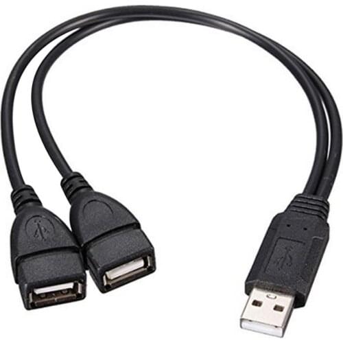 Hot Sale With Chip To Transmit Data At The Same Time Male Charging USB Two Two AM/2AF Line Busbar Cable One One Minute USB2 T4S3