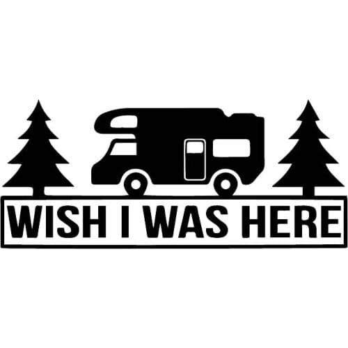 I Hope To Stay with This Adventure Travel Decal Car Window Decoration Personality Pvc Waterproof Decal Black/white, 19cm*8cm