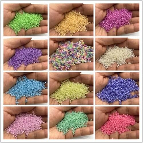 New 2/ 3/4/mm cream beads Charm Czech Glass Seed Beads DIY Bracelet Beads for Jewelry Making Earring Necklace