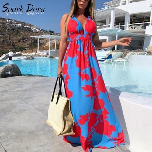 Dresses Woman Party Night New Sleeveless Fashion Streetwear Hit Color Spaghetti Strap Halter Elegant Dress Sexy Dress Vestidos