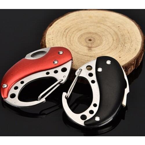 H759 Outdoor stainless steel camping portable high hardness portable mini key holder knife Bottle opener EDC small tools