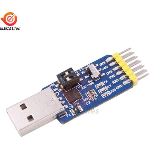 CP2102 USB To RS232 / RS485 TTL Serial Module Mutual Convert 6 in 1 RS232 to TTL Converter Module Board