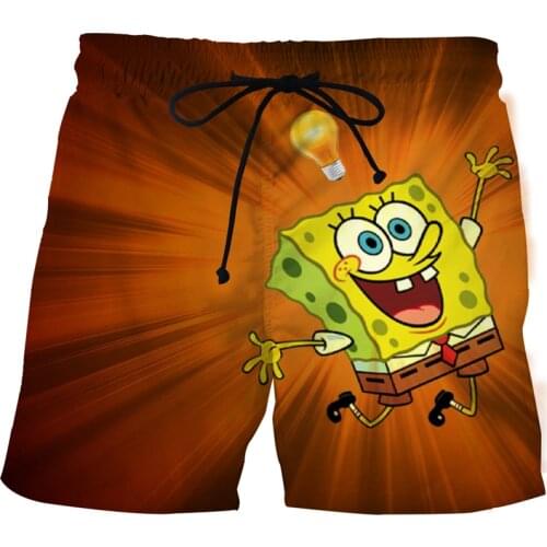 Men shorts 3D Pattern Cartoon Boardshorts Quick Dry Mens Leisure Short Pants male swim trunks surf shorts plus size mens pants