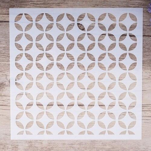 15 cm DIY Craft Layering Stencils For Walls Painting Scrapbooking Stamping Stamps Album Decorative Embossing Paper Cards