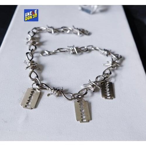 UNCLEDONJM Fashion Punk Link Chain necklace K-1366