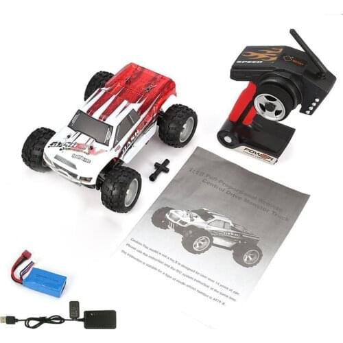 WLtoys A979-B 2.4GHz 1/18 Scale Full Proportional 4WD RC Car 70KM/h High Speed Brushed Electric Motor RTR Off-road Truck