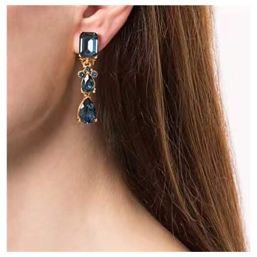 2021 Amybaby Luxury Fashion Vintage Crystal Stone Womens Stud Earring Jewelry For Party
