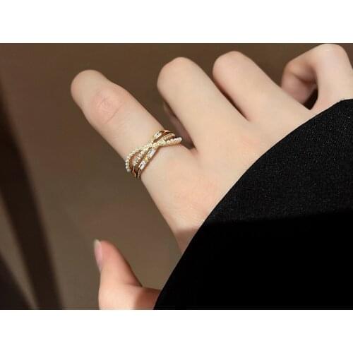 Opening Adjustable Pearl Ring for Women Elegant Index Finger Ring Female Fashion Design Jewelry Girls Delicate Trendy Rings Gift