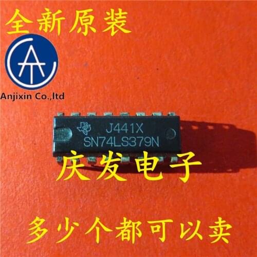 10pcs real new and orginal real stock SN74LS379N 74LS379 DIP-16