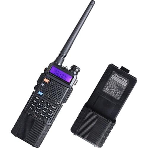 1Pz Baofeng uv-5r ham radio 3800mAh battery dual band radio 136-174 mhz e 400-520 mhz baofeng uv5r radio del palmare 2 way radio