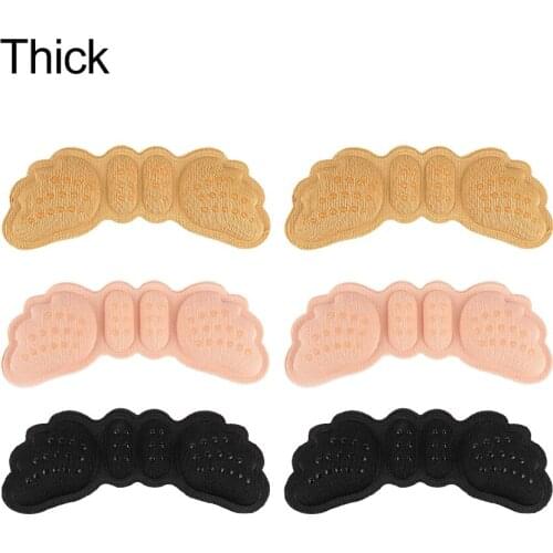 3pairs Self Adhesive Protector Loose Shoes Cushions Inserts Patch Soft Heel Pad Grips Liner Foot Care Prevent Slip Pain Relief
