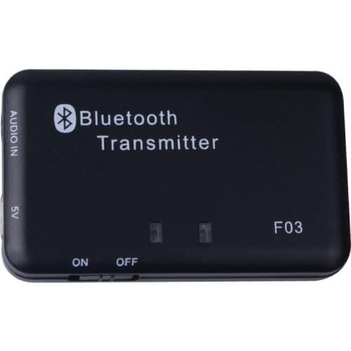 Wireless Bluetooth Audio Transmitter Splitter Stereo Adapter A2DP Adapter Player Audio Stereo Aux 3.5mm for MP3 TV Mp4 PC