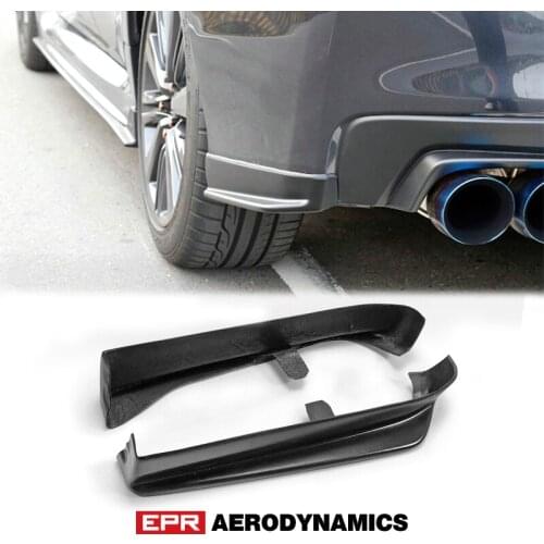 For 14-18 Impreza WRX VAB VAF STI OEM FRP Rear Bumper Spat unpaited side lip