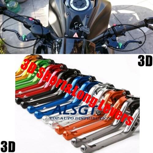 For Kawasaki VERSYS (650cc) / ZZR1100 Adjustable CNC Motorcycle 3D Long/ Short Levers Moto Clutch Brake Levers 2 Style