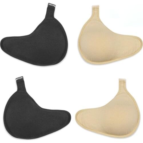 Breathable Sweat-Absorbent Cotton Sponge Prosthesis Chemotherapy Fake Breast Protective Cover Breast Implants