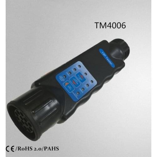 European Resistance Tester 13 Pin Core Hole Pin Trailer Car Socket Connector Tail Light Signal Line Inspection Detector Dropship