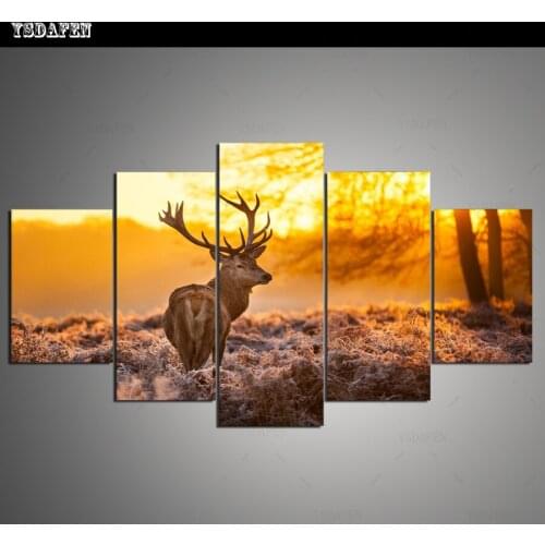 HD Printed Painting Canvas Printing Animal Deer painting Room decor print poster picture canvas Framed Art HG-116