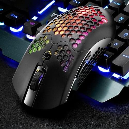 Computer peripherals X2 2.4G Bluetooth Dual Mode Wireless Mouse for Laptops Computers hollow honeycomb design Mouse