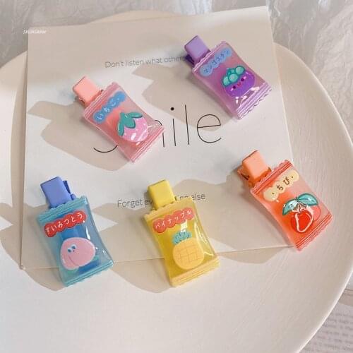 Korean Hair Barrettes Hair Clips for Women Cute Candy Colors Cartoons Colorful Hair Clips Hair Accessories 2021 New Hair Clip