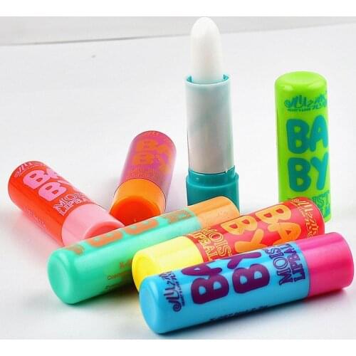 Buy One Get One Free Natural Baby Lips Lip Balm Lip Anti-Cracking Gloss Care Moisturizing Organic Lips Lip Balm Plant Lip Z5O9