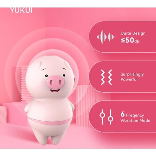 Licking Sucking Vibrators Breast Vibrator Cute Sexy Pig Electric Sex Toys For Women Massage Female Sex Toys Adult Vibrators