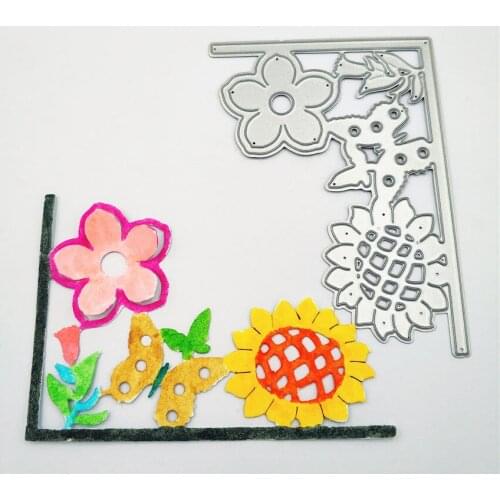 Metal Flowerbed lace paper die cutting dies for Scrapbooking/DIY Easter wedding Halloween Easter card