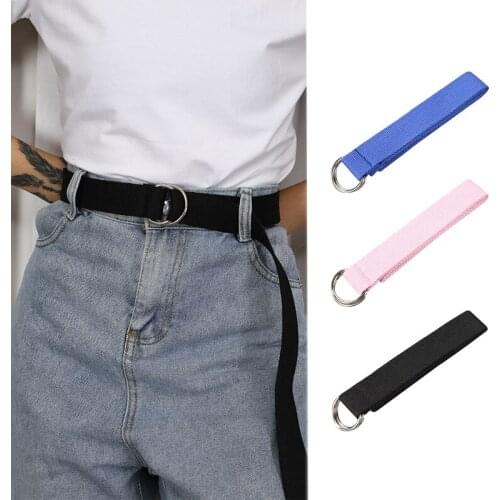 Youth Unisex belt High Qualtiy Canvas Double ring Buckle Women belt Wild Cowboy Pants Men belt Canvas belt Kids belt Female belt