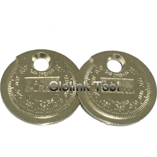 Coin Spark Plug Gap Tool Measurement Gauge Type Spark Plug Gauge 0.6-2.4MM 1pc