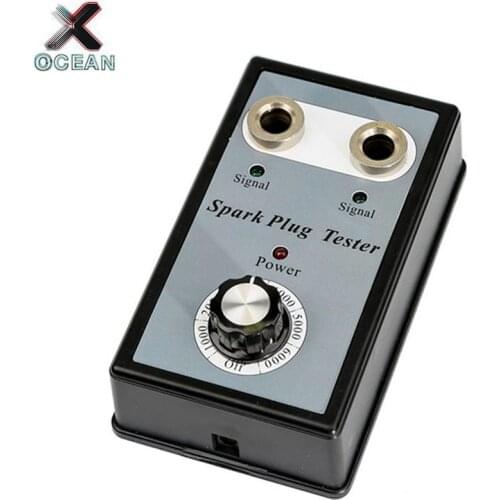 Newest Dual Hole Car Spark Plug Tester for 12V Gasoline Ignition Plug Test OBD2 car spark plug tester detector Analyzer