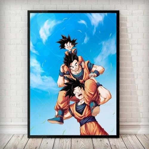 Japanese Anime Dragon Ball Goku Poster Canvas Wall Art Painting Decor Pictures Living Room Home Decoration Prints Cuadros