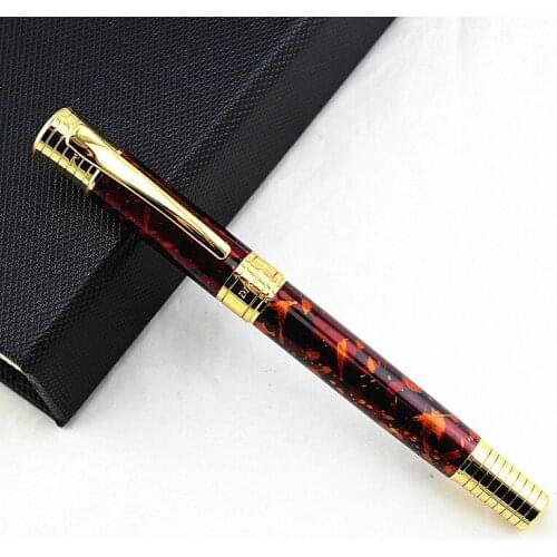 Luxury metal advanced fountain pen 0.5mm Nib ink pen more colors can choose packing with black pen pouch hot selling