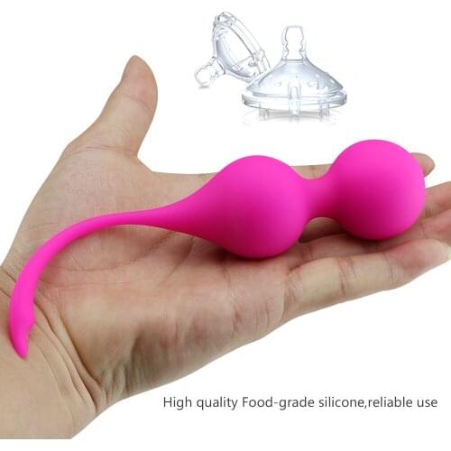 Female Adult Toy Silicone Kegel Ball Ben Wa Ball Vagina Tighten Exercise Machine Vibrators Smart Ball Geisha Ball Sex Toys