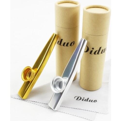 High-end Metal Kazoo Instrument Ukulele Guitar Partner Sinye Kazoo Metal Harmonica Easy To Learn