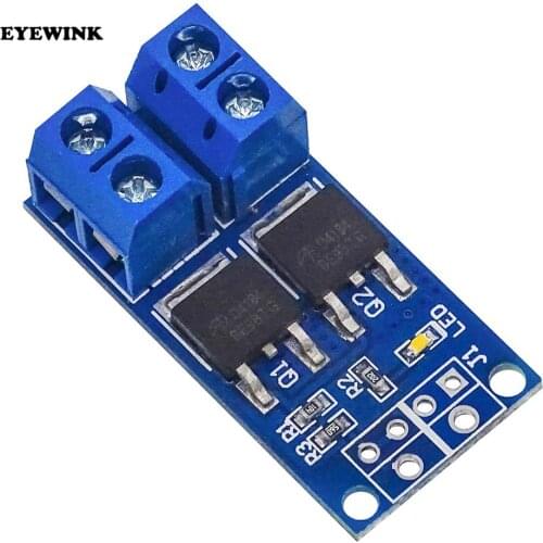 High Power 15A 400W MOS FET Trigger Switch Drive Module PWM Regulator Electronic Switch Control Panel DC 5V-36V