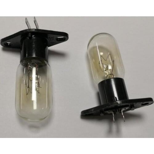 Spare repair parts accessories 250V 2A fridge or microwave oven bulbs Lamp with L legs
