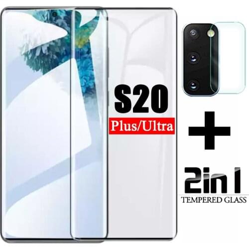 Vidria protective glass on the for samsung galaxy S20 ultra screen protector tremp samsun glaxay s 20 plus camara tempered film