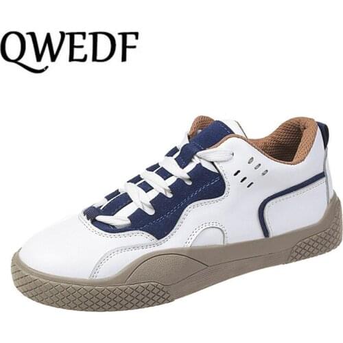 QWEDF 2019 Women Sneakers Shoes Casual Women Shoes Fashion Vulcanized Women Shoes White Flat Shoes Beach Footwear X10-93