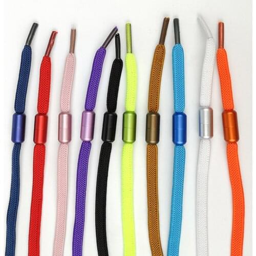 1Pair Shoelaces Elastic Colorful Flat Shoe Laces No Tie Shoelace Kids Adult Sneakers Lazy Laces One Size Fits All Shoes