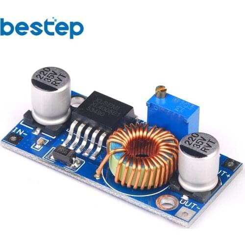 1PCS XL4005 DSN5000 Beyond LM2596 DC-DC adjustable step-down 5A power Supply module 5A Large current Large power