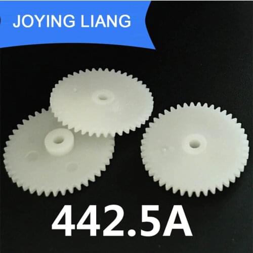 442.5A 0.5M 23MM Gear Modulus 0.5 44 Tooth Plastic Gear Motor Parts Toy Accessories 10pcs/lot