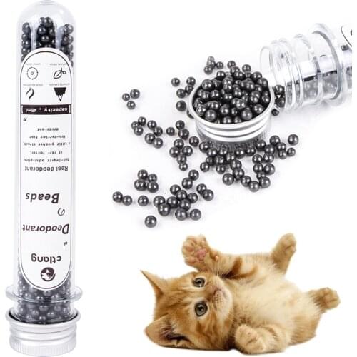 45ml/bottle Cat Litter Deodorizing Beads Removaling Excrement Odor Freshing Cat Litter Box Air